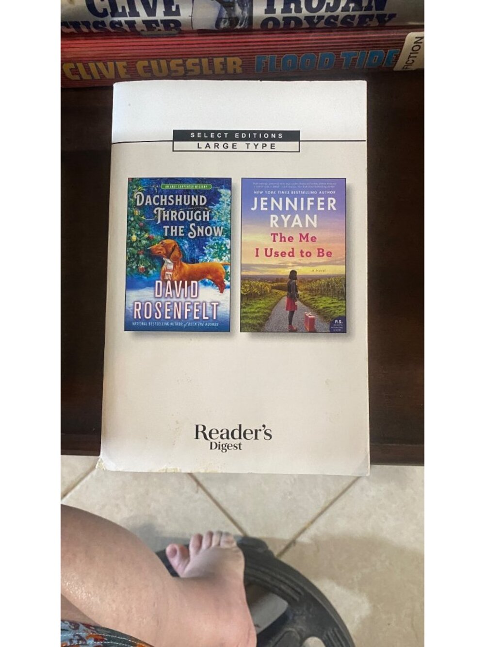 Readers Digest Large Print Select Dachshund Through The Snow & The Me I Used To